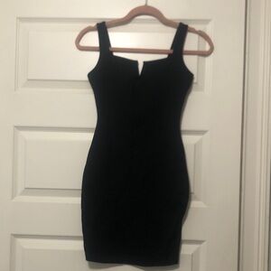 Chic Black Sleeveless Mini Dress